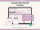 Simple Debt Payoff Tracker