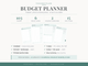 Budget Planner Printable