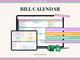 Bill Calendar