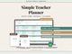 Teacher Planner