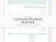 Ultimate Student Planner